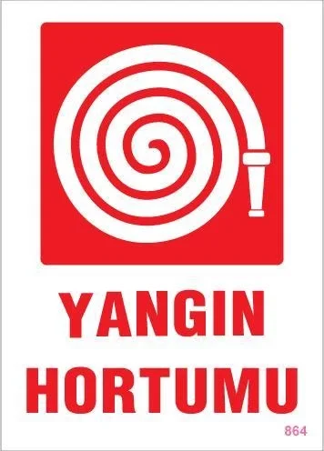 İthalat® Yangın Hortumu Uyarı Levhası 25x35 KOD:864 İthalat® Yangın Hortumu Uyarı Levhası 25x35 KOD:864