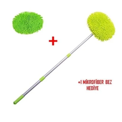 İthalat® Yedek Bezli Mikrofiber Araba Yıkama Fırçası