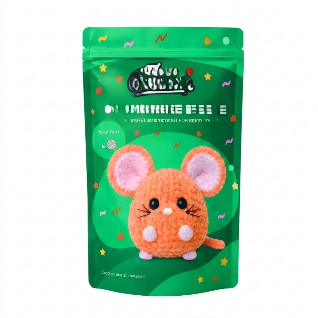 İthalat® Yeni Başlayanlar İçin Fare Amigurumi Örgü Kiti