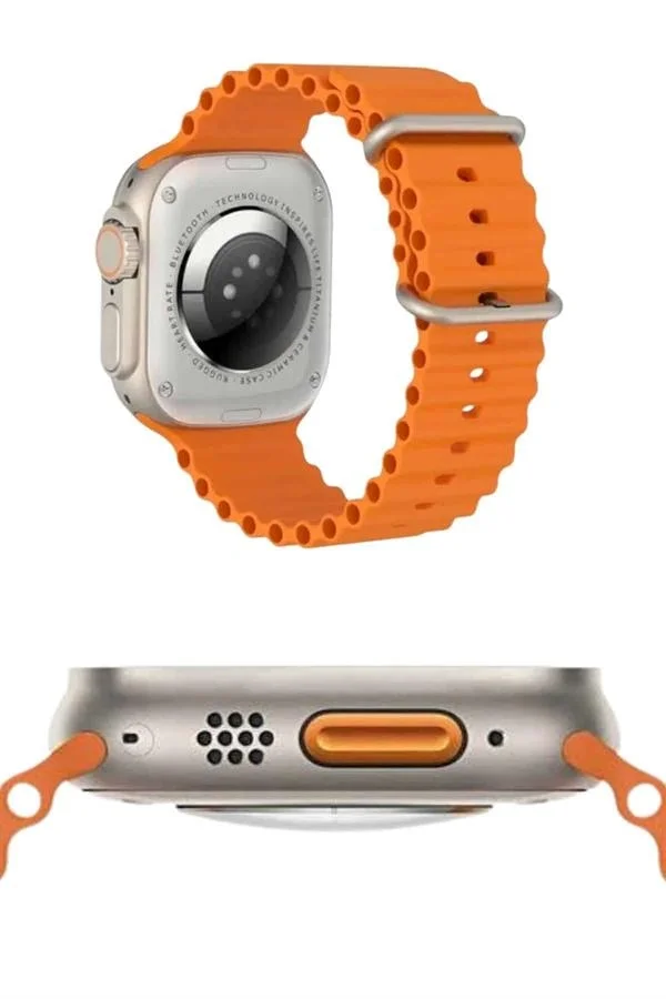 İthalat® Yeni Nesil 3 Kordonlu Kol Saati 49 MM Amoled Ekran Akıllı Saat