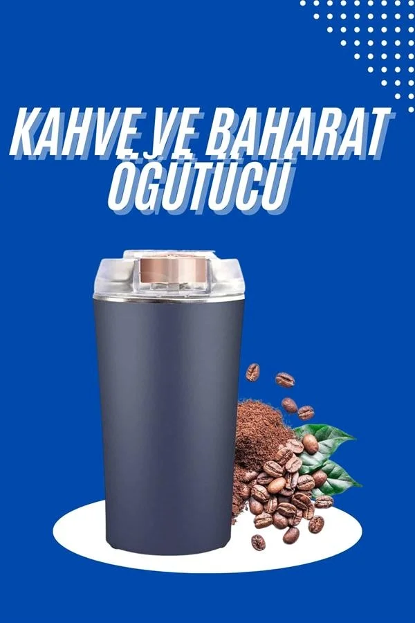 İthalat® Yeni Nesil Kahve ve Baharat Öğütücü Paslanmaz Çelik Kahve Değirmeni