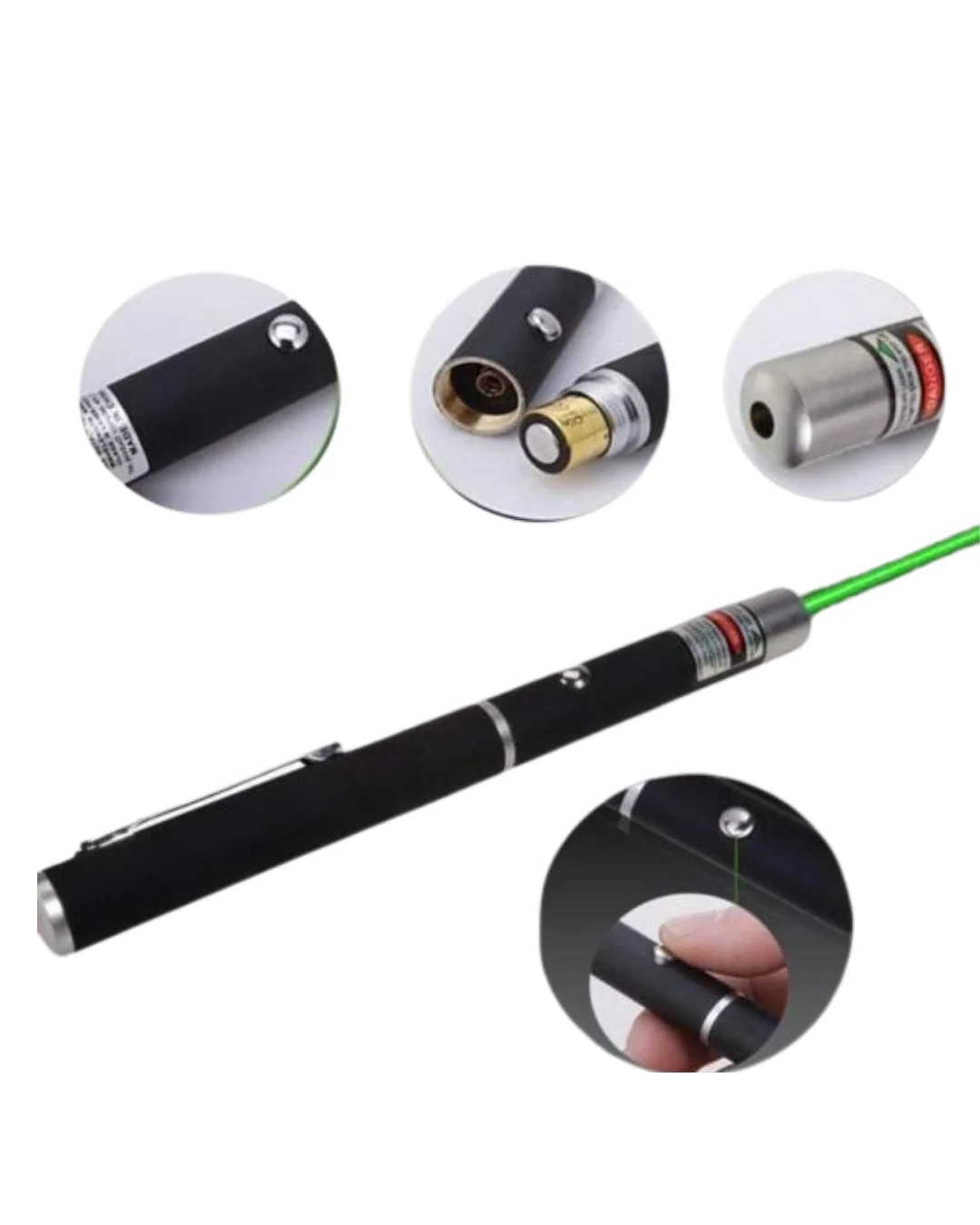 İthalat® Yeşil Lazer Kalem Sunum ve Outdoor Kullanım İçin Güçlü Işın