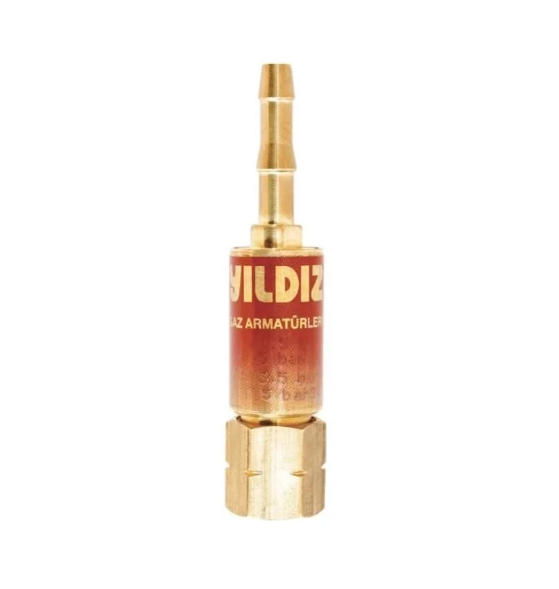 İthalat® Yıldız 1118 Alev Emniyet Valfi Hamlaç Arkası İçin Yanıcı Gaz