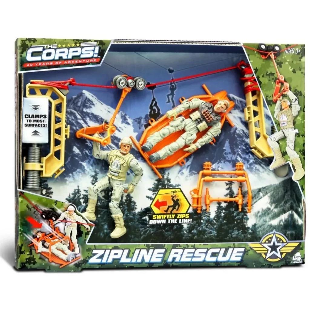 Zipline Rescue Asker Oyun Seti Zipline Rescue Asker Oyun Seti