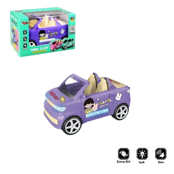 İthalat® ZR169-2 KUT.ÇARP DÖN RENKLİ ARABA