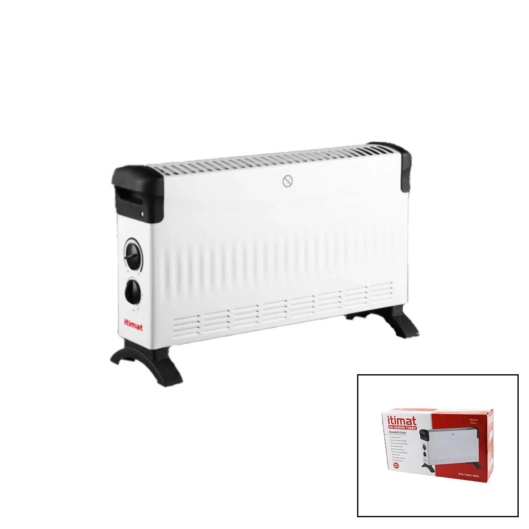 İtimat CH-2020UM Küçük Boy Konvektör Isıtıcı - Soba Elektrikli Turbo Isıtma 3-KADEME Isı Ayarlı TERMOSTAT=750-1250-2000W Fiyatı, Yorumları ve Özellikleri