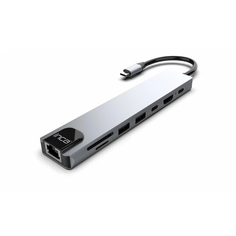 ITPC-7 Type-C Hub X8Combo Çoklayıcı – HDMI 4K, USB 3.0, RJ-45, SD/MicroSD Kart Okuyucu Fiyatı, Yorumları ve Özellikleri