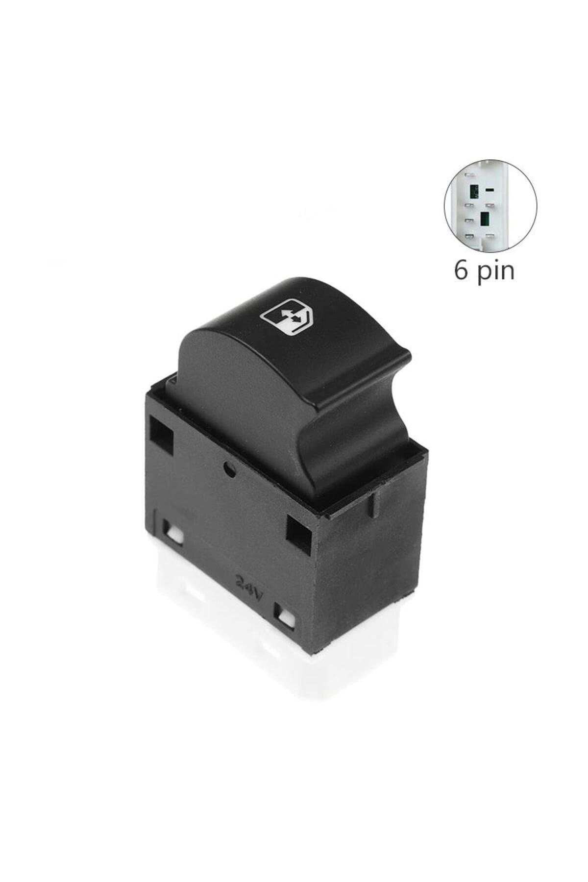 Fesan İveco Eurocargo Stralıs Sağ + Sol Tekli Cam Düğmesi Anahtar Takım