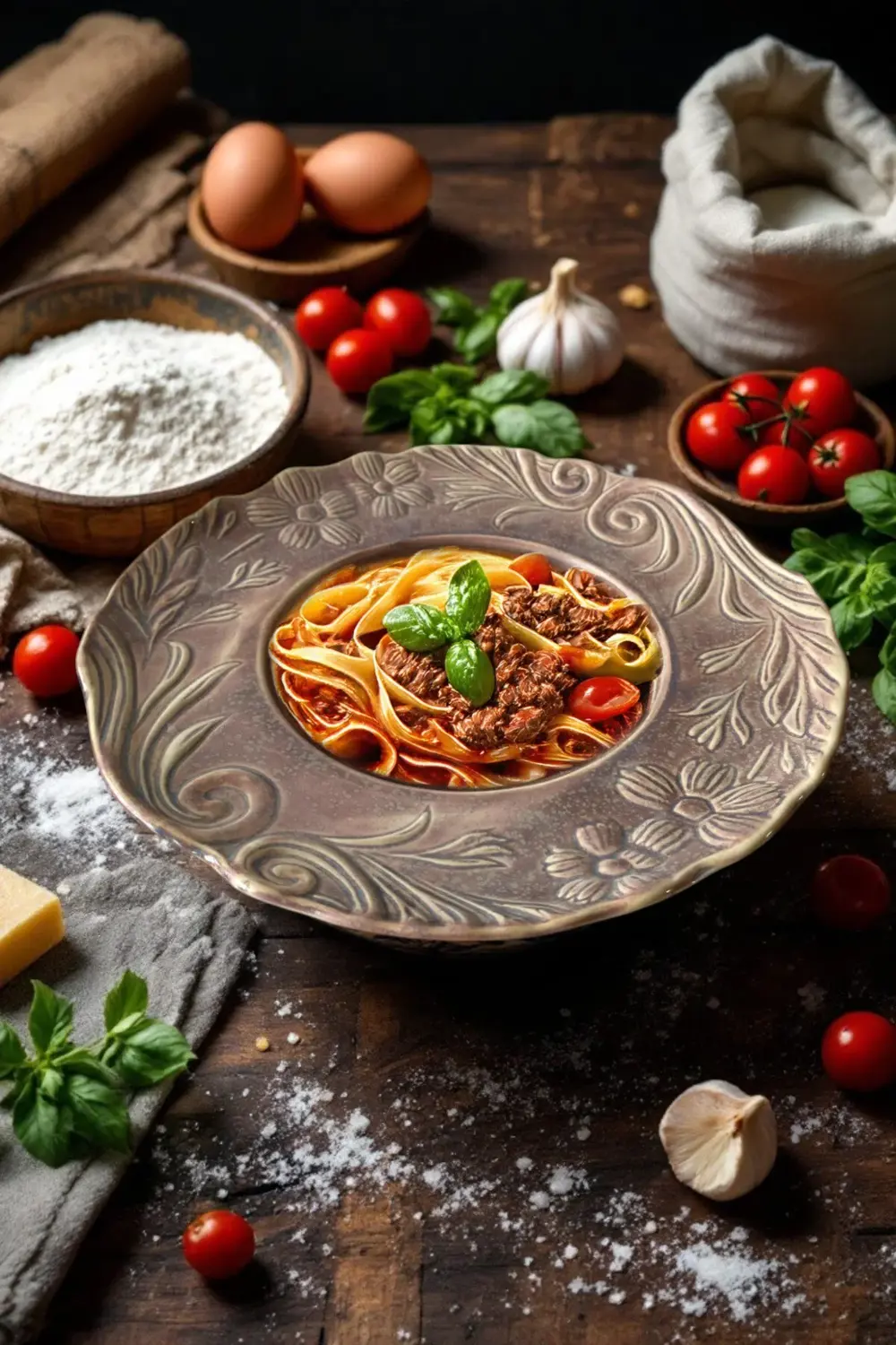 İrea Porselen İvy Nebula 26Cm Porselen Makarna Ve Salata Tabağı