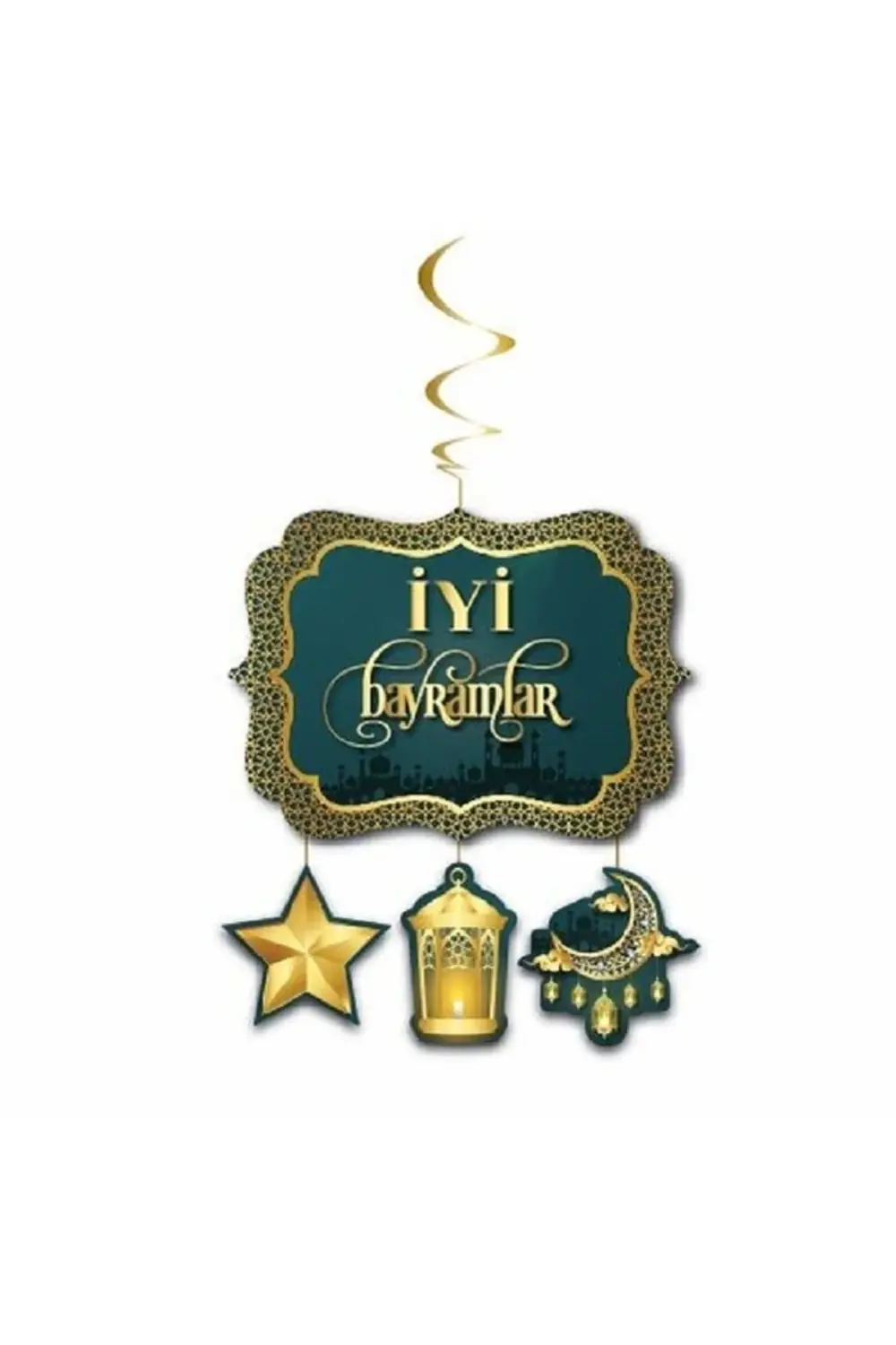Iyi Bayramlar Asmalı Tavan Süsü