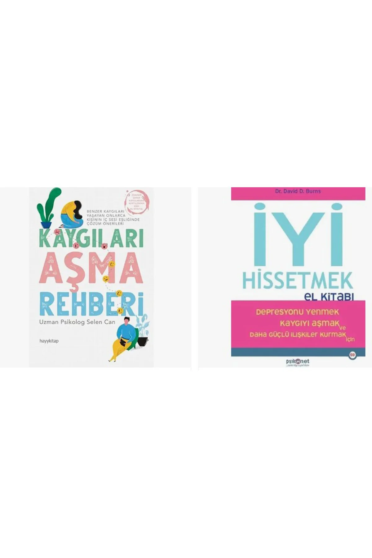 iyi hissetmek +kaygilari asma rehberi=(2kitap) Fiyatı, Yorumları ve Özellikleri