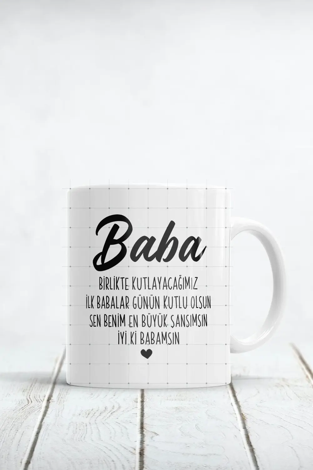 İyi Ki Babamsın Baskılı Kupa Bardak