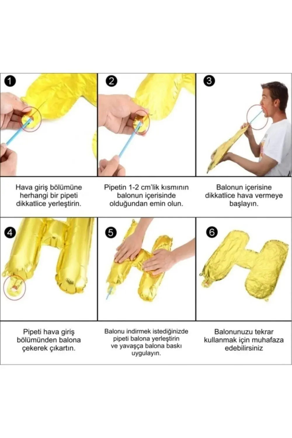 Iyiki Doğdun Yazılı Mavi Renk Set Balon