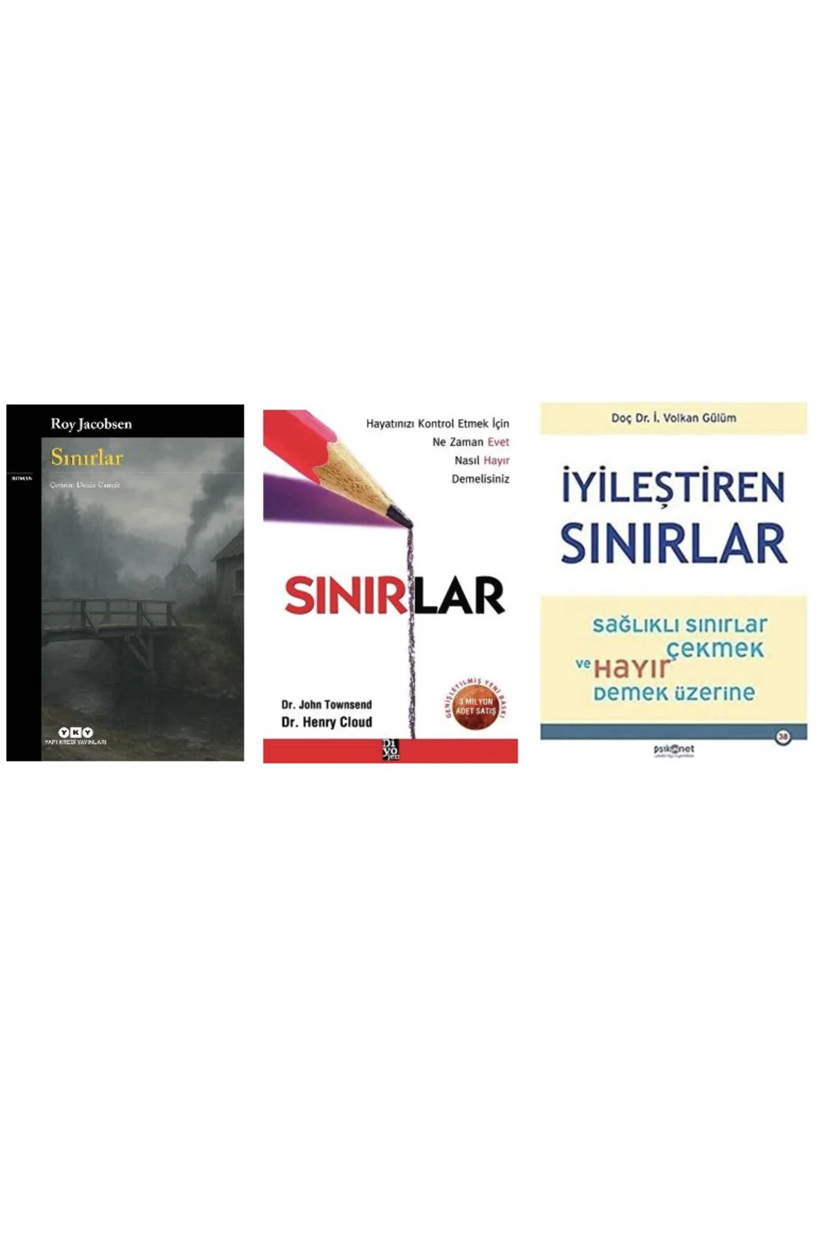 iyilestren sinirlar + sinirlar + sinirlar=(3 kitap)