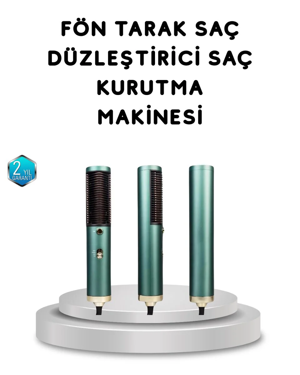 İyon Teknolojili Profesyonel Saç Kurutma ve Şekillendirme Makinesi 360° Dönebilen