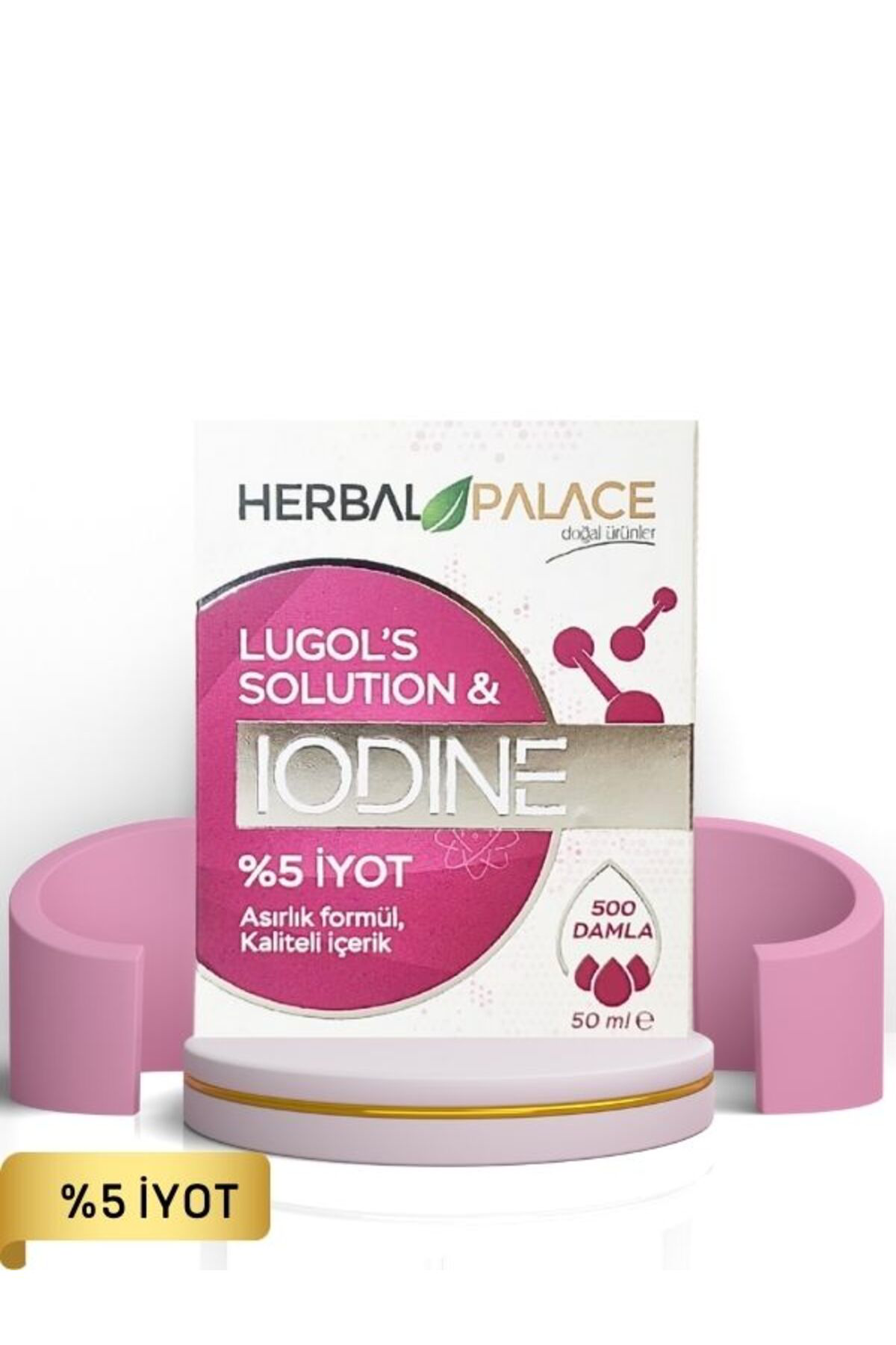 Aleyna Baharat İyot Damlası %5 Pharma İyot Lugol's Solution Alman Menşei İle..