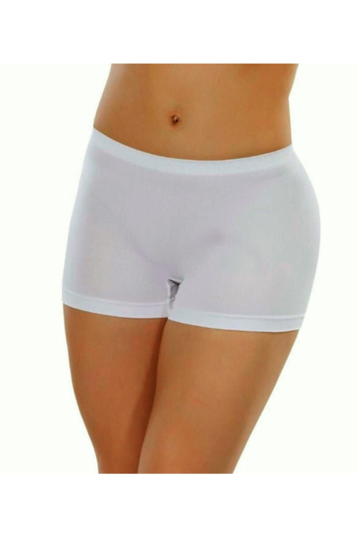 Layza Form İz Yapmaz Mikroelyaf Bayan Boxer Beyaz