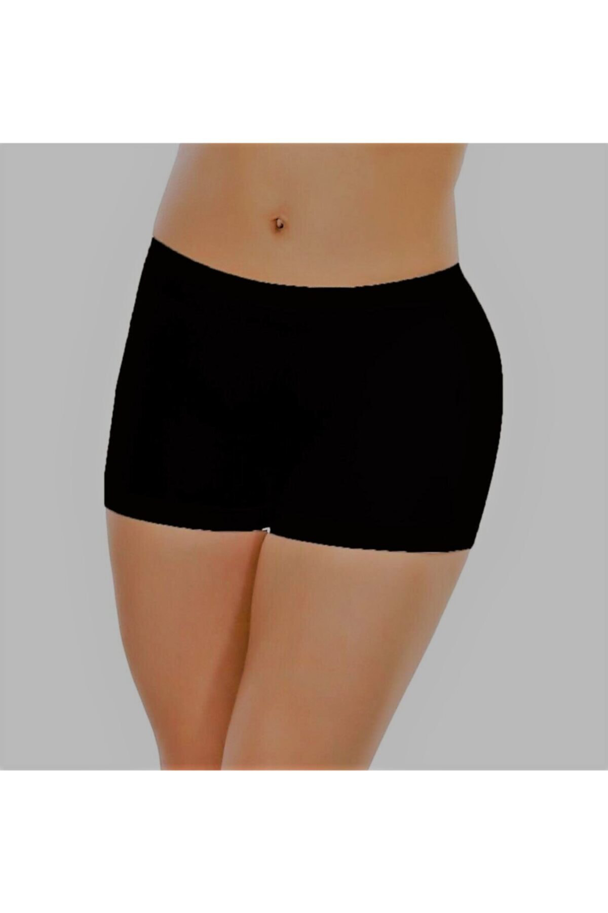 Layza Form İz Yapmaz Mikroelyaf Bayan Boxer Siyah
