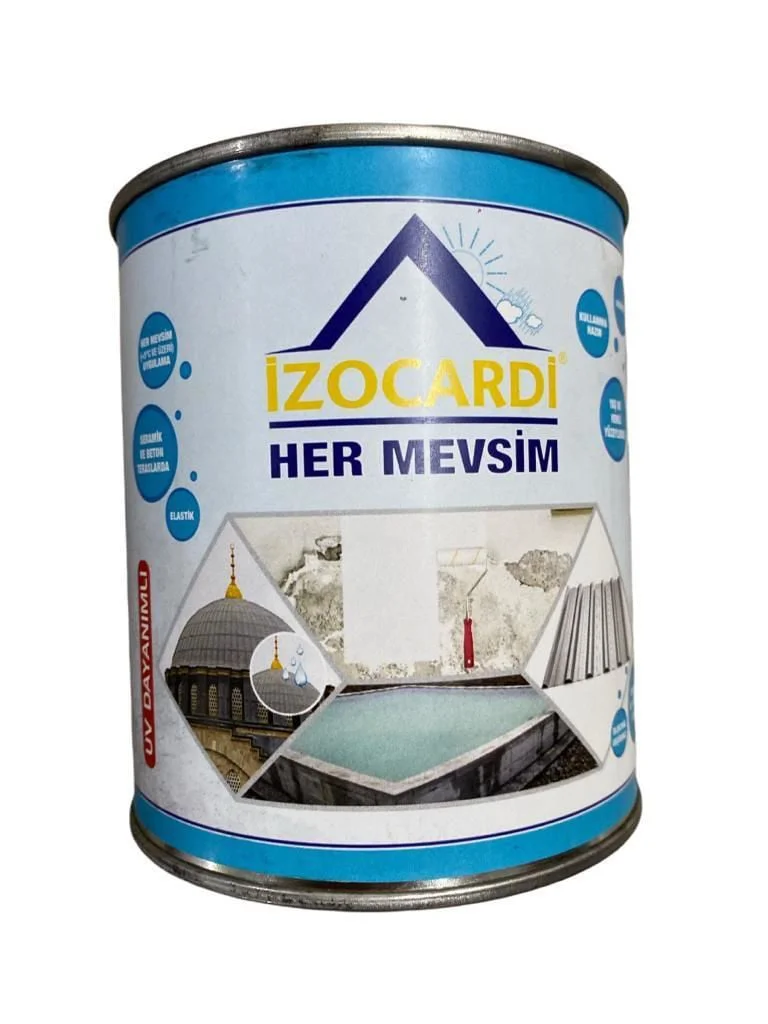 İzardi Her Mevsim Şeffaf Su Yalıtım Sıvısı 1 Kg