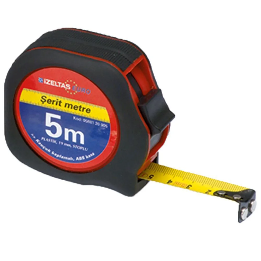 İzeltaş Plastik Şerit Metre 5 Metre İzeltaş Plastik Şerit Metre 5 Metre