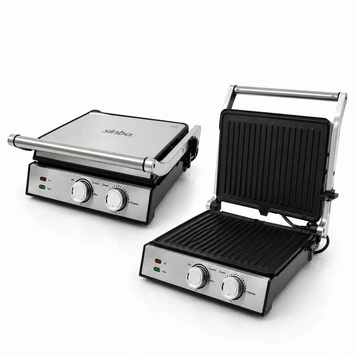 IZGARA VE TOST MAKİNESİ 4 DİLİM YAPIŞMAZ YÜZEY 2000W SSM-2598 (47