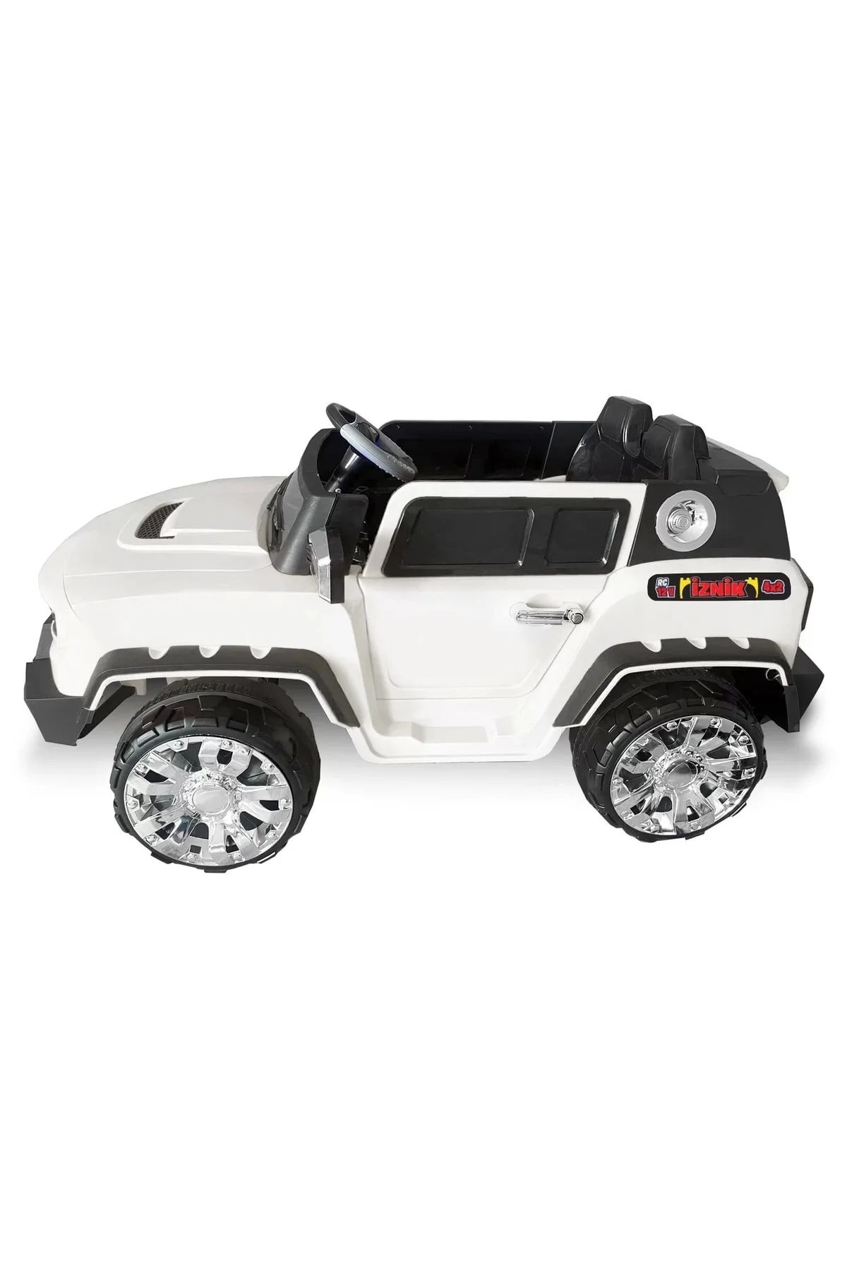 Iznik Kumandalı Akülü Araba Akülü Jeep 12v 4x2 / Beyaz