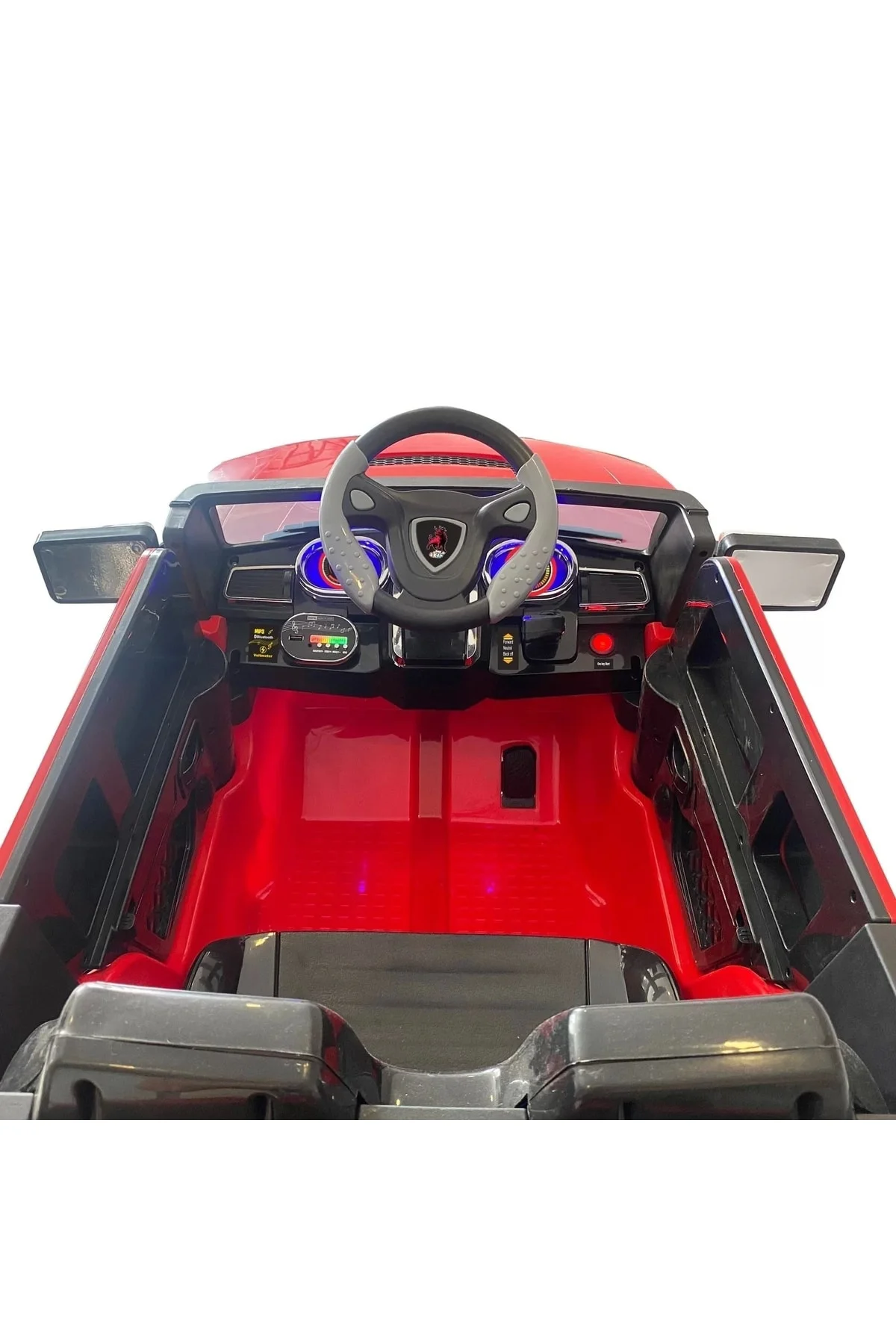 Iznik Kumandalı Akülü Araba Akülü Jeep 12v 4x2 / Kırmızı