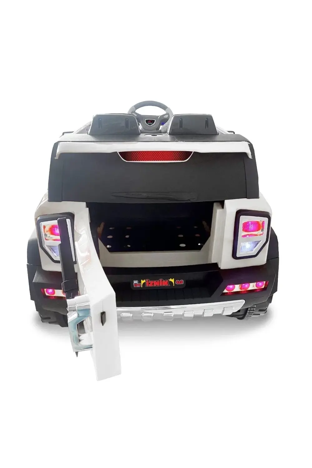 Iznik Kumandalı Akülü Araba Akülü Jeep 12v 4x2 / Beyaz