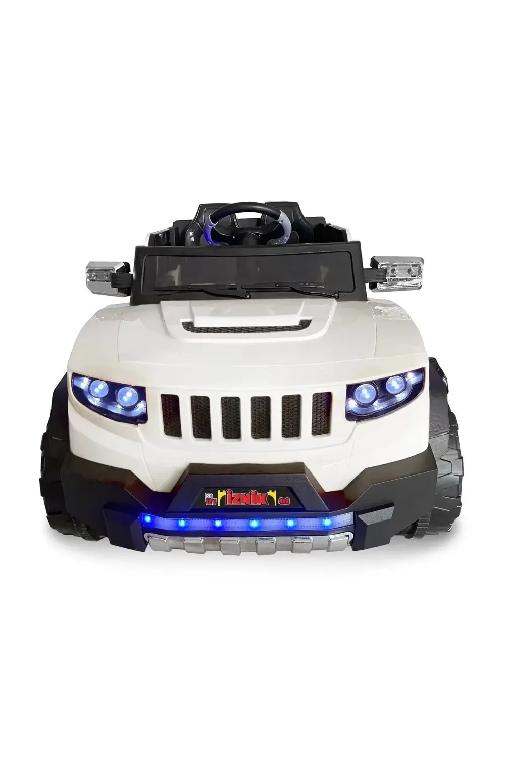 Iznik Kumandalı Akülü Araba Akülü Jeep 12v 4x2 / Beyaz