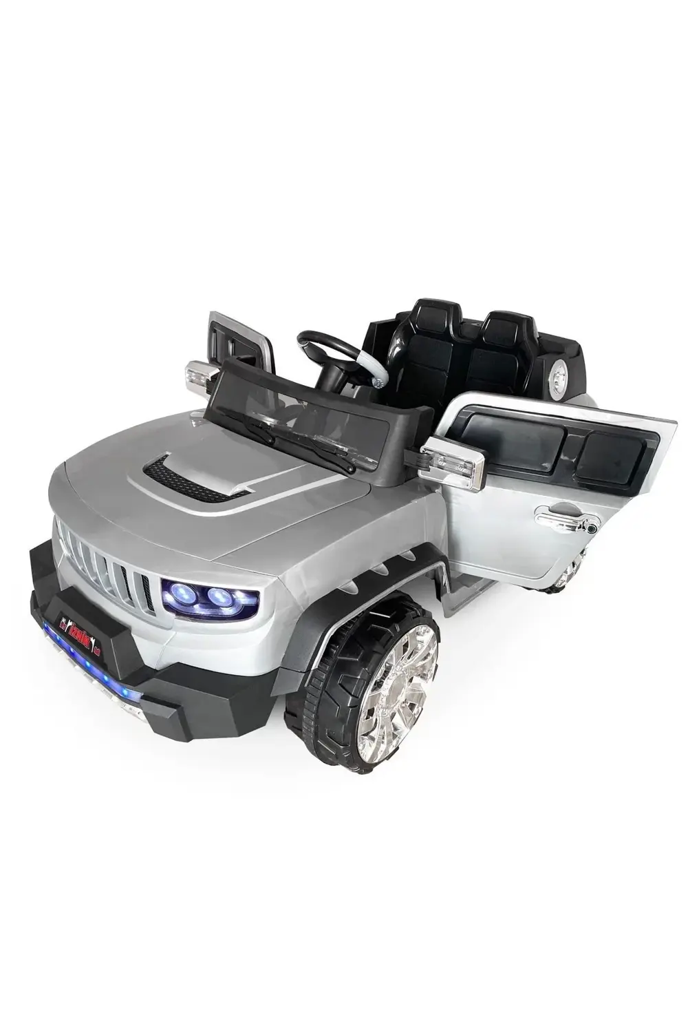 Iznik Kumandalı Akülü Araba Akülü Jeep 12v 4x2 / Gri