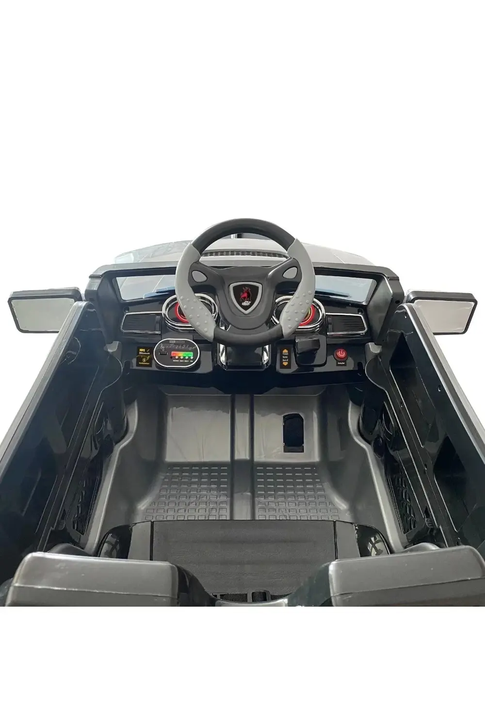 Iznik Kumandalı Akülü Araba Akülü Jeep 12v 4x2 / Gri