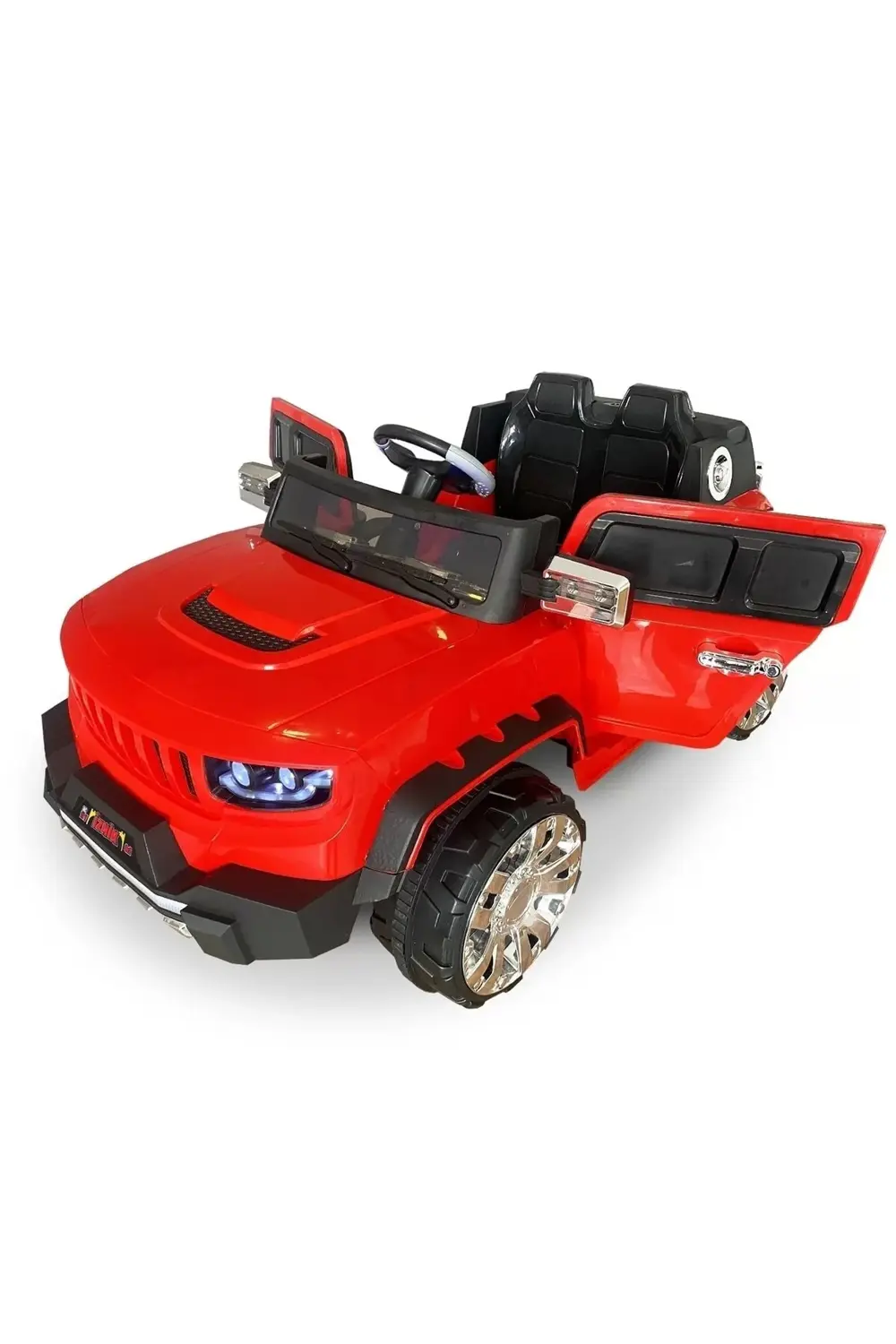 Iznik Kumandalı Akülü Araba Akülü Jeep 12v 4x2 / Kırmızı