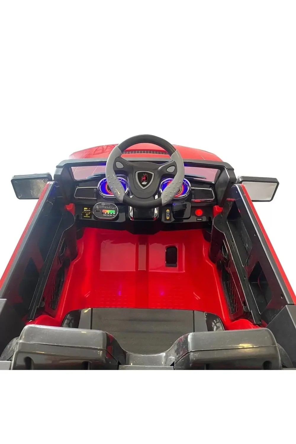 Iznik Kumandalı Akülü Araba Akülü Jeep 12v 4x2 / Kırmızı