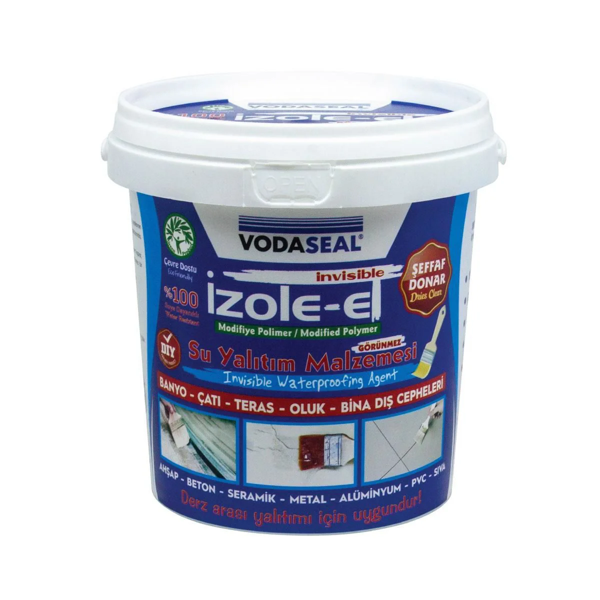 İzole Et Su Yalıtım Malzemesi Şeffaf 650 gr