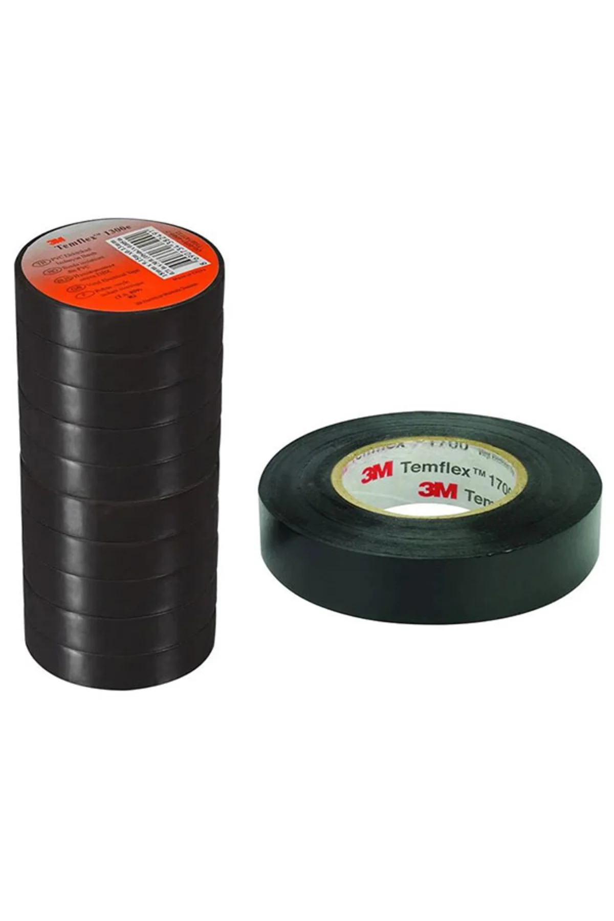 Izolebant Temflex Siyah Pvc Bant 19mm X 9m X 0,1m İzolabant Genis