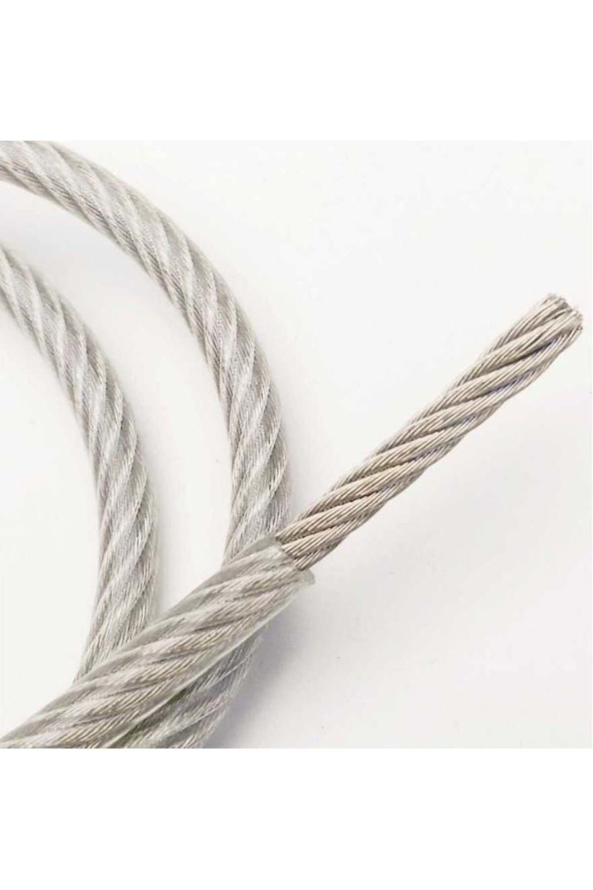 İzoleli Çelik Halat 2 Mm 10 Metre