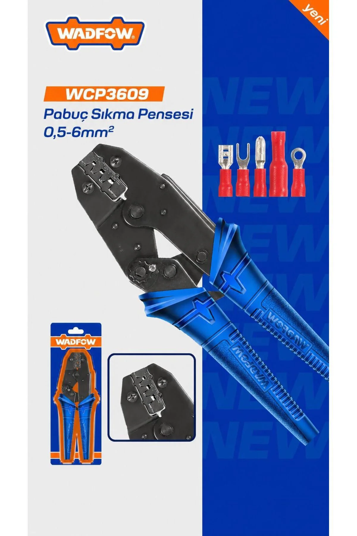 İzoleli Pabuç Sıkma Pensesi 0.5-6 mm2 NMS HIRDAVAT Yüksek Kalite