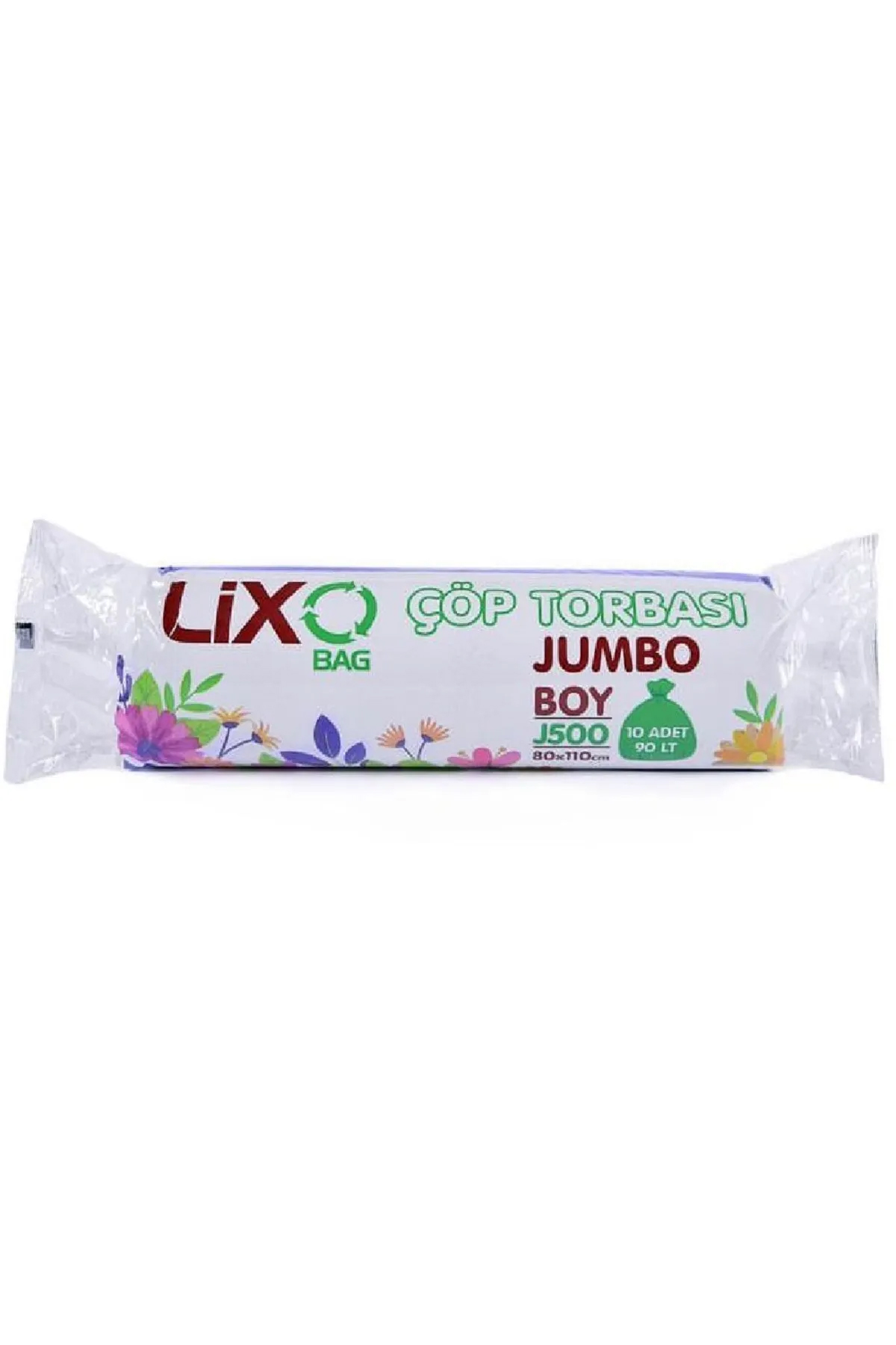 Just Cheap Store J-500 Jumbo Boy Çöp Torbasi 80 X 110 Cm 10 Lu Rulo X 1 Paket = 10