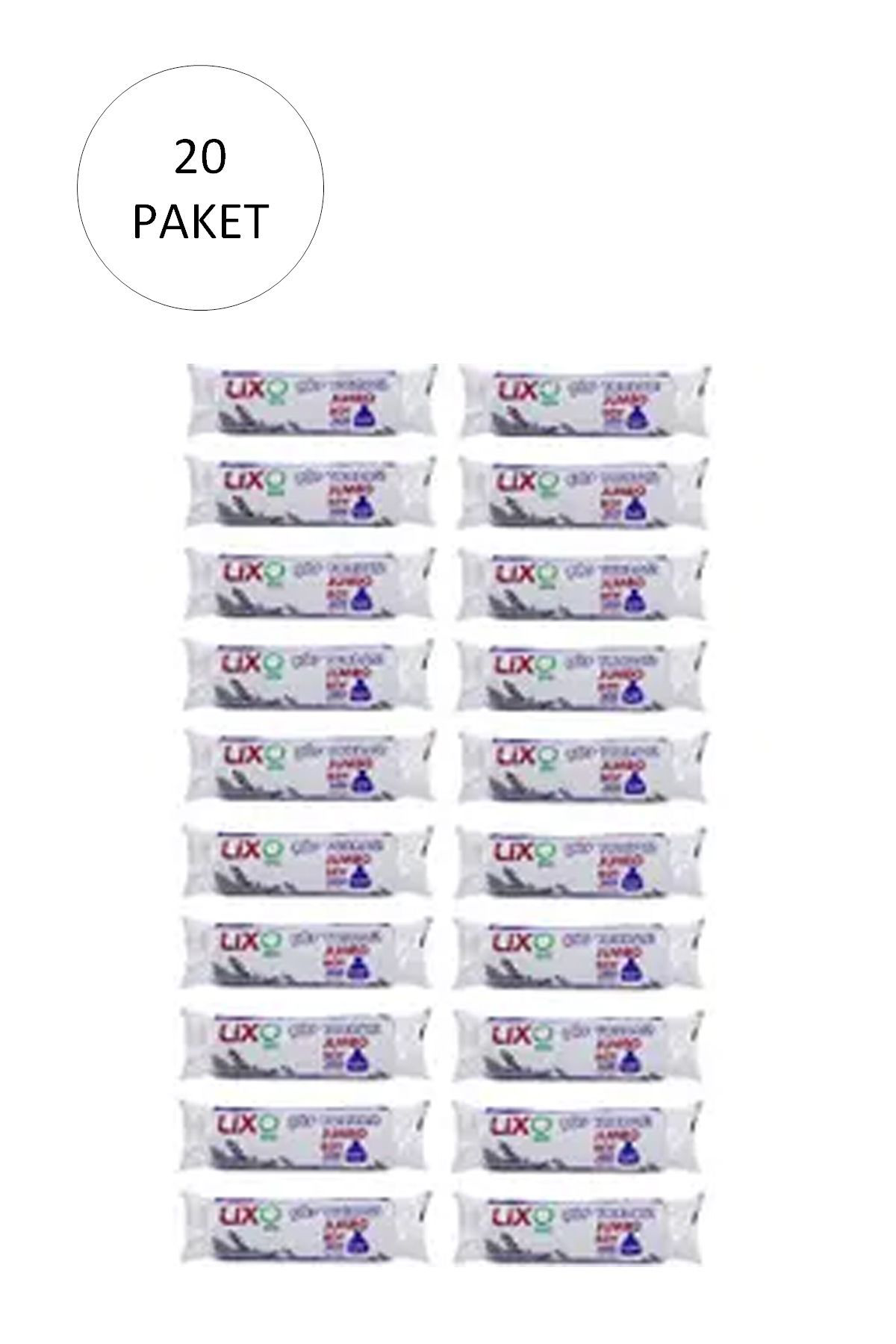 Dexa J-650 Jumbo Boy Çöp Torbası 80 X 110 Cm 10 Lu Rulo X 20 Paket = 2