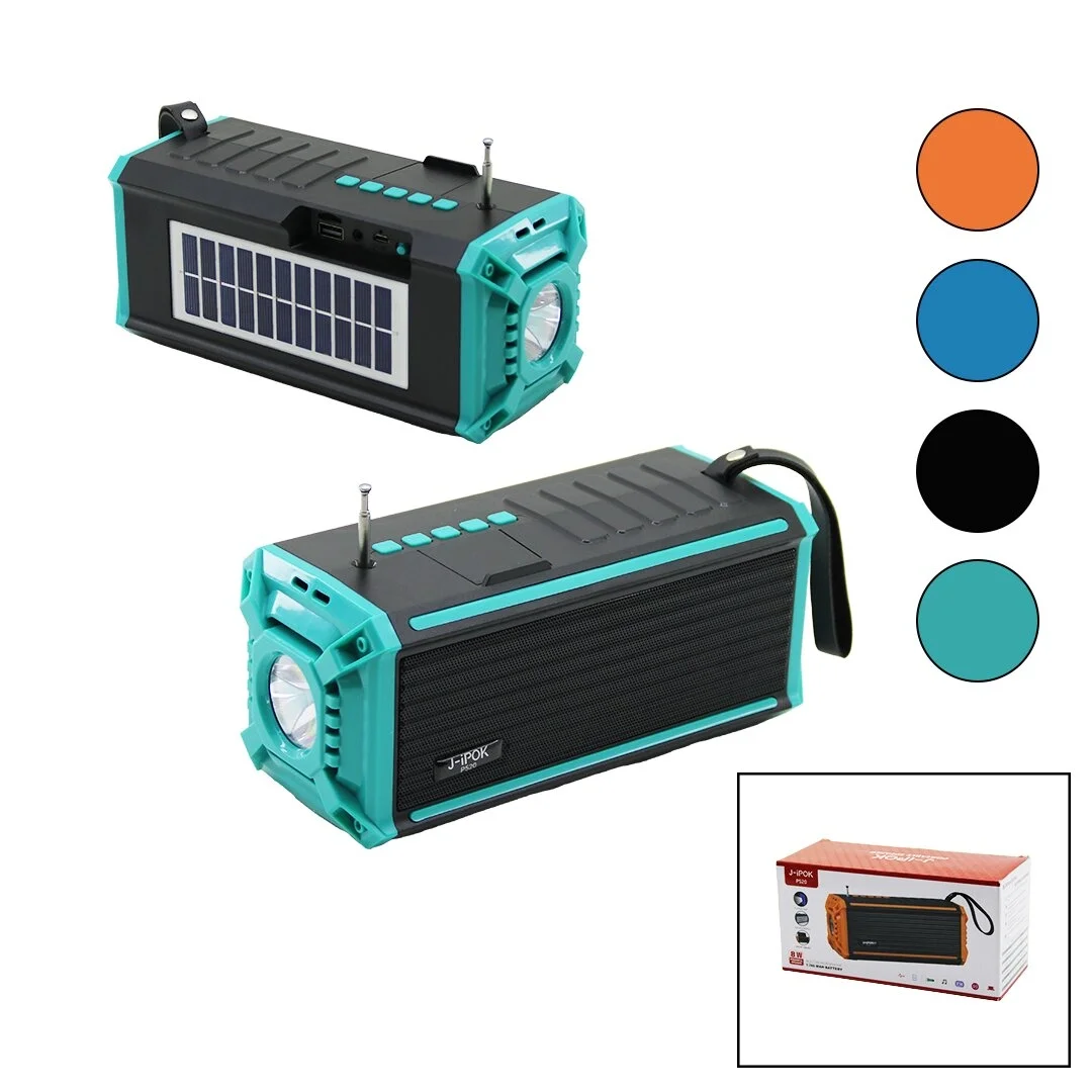 J-ipok P-520 Hasuba Hs-293 Fenerli Solar Panelli - Usb Şarjlı Bluetooth Fm Radyo Mp3 Usb - Tf Player 8w Bx40 Fiyatı, Yorumları ve Özellikleri