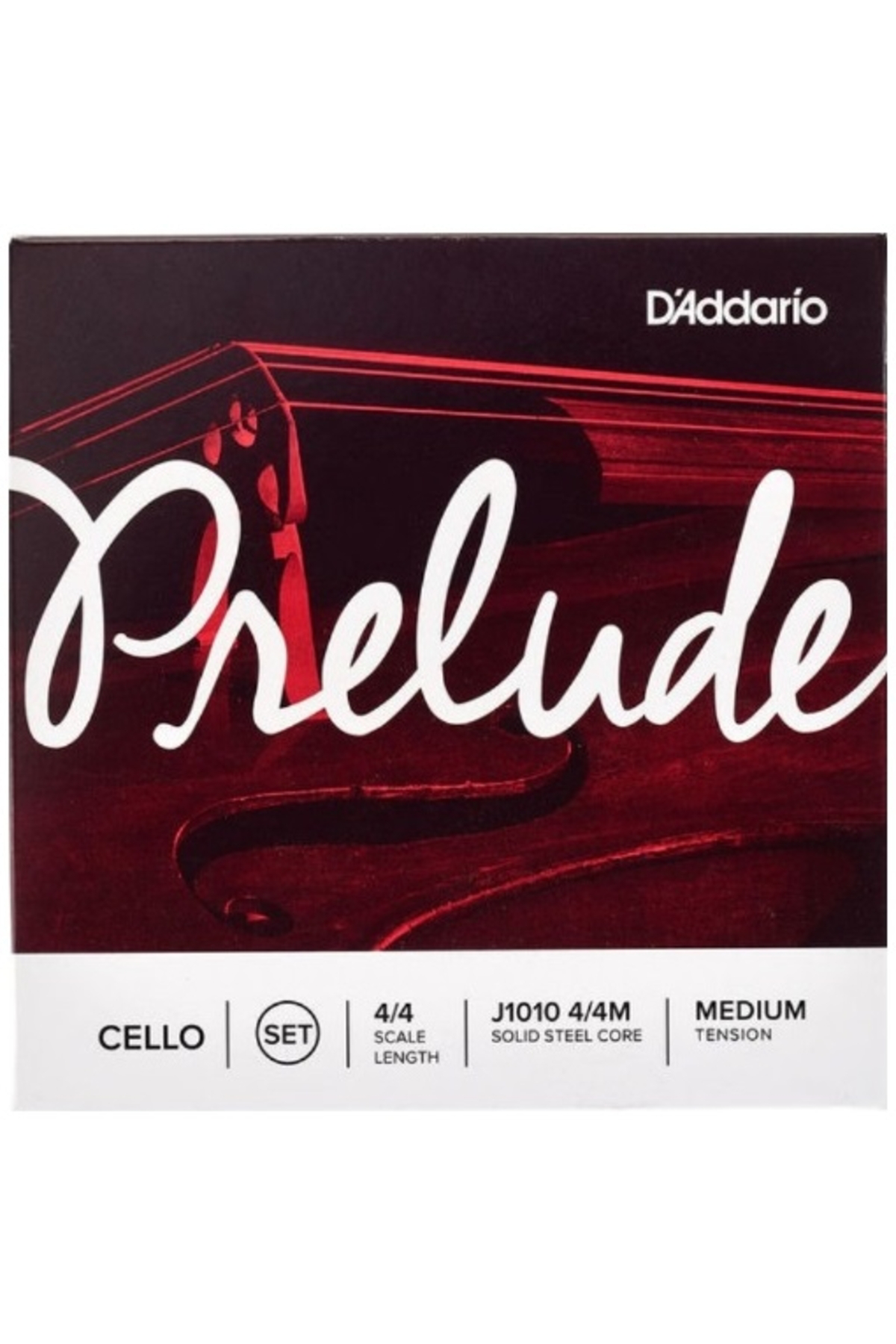 J1010 CELLO TEL SETİ, PRELUDE, 4/4 SCALE, MEDIUM TENSION