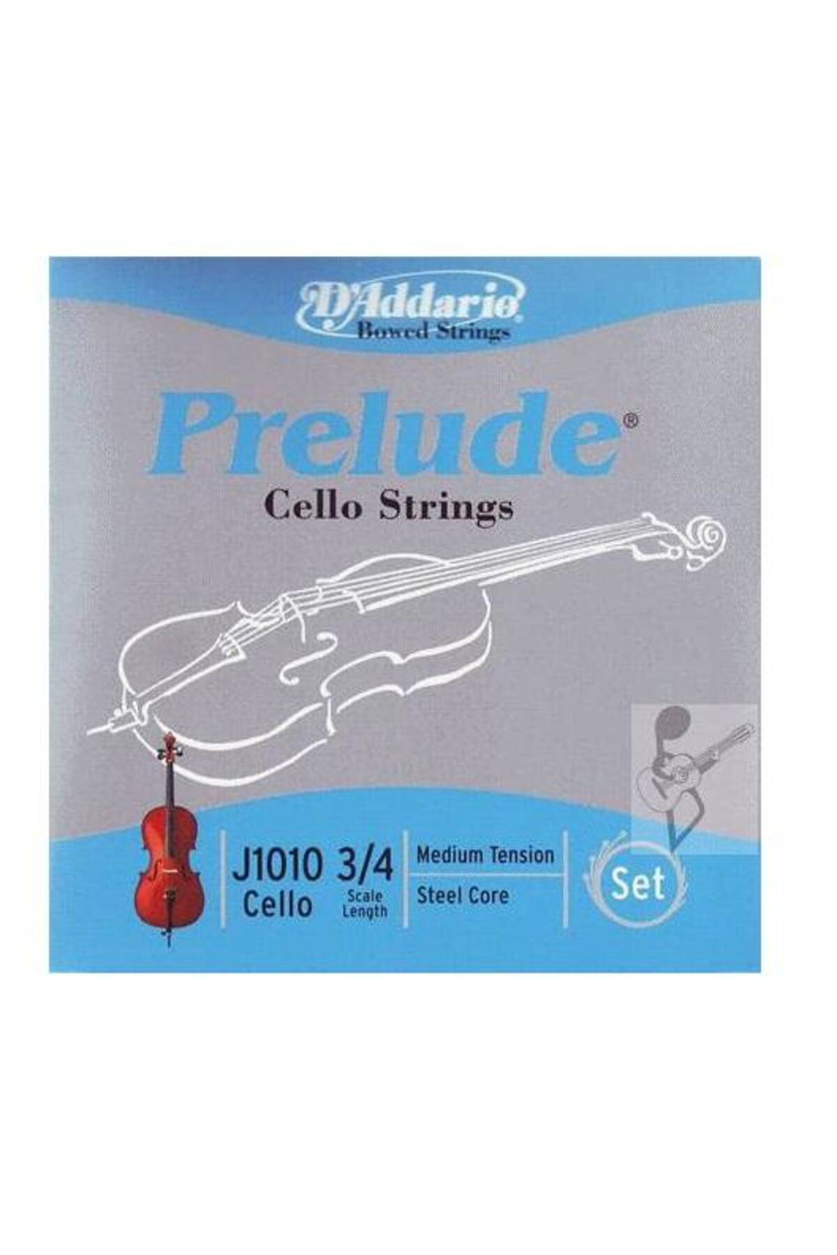 J101034 CELLO TEL SETİ, PRELUDE, 3/4 SCALE, MEDIUM TENSION Cello 