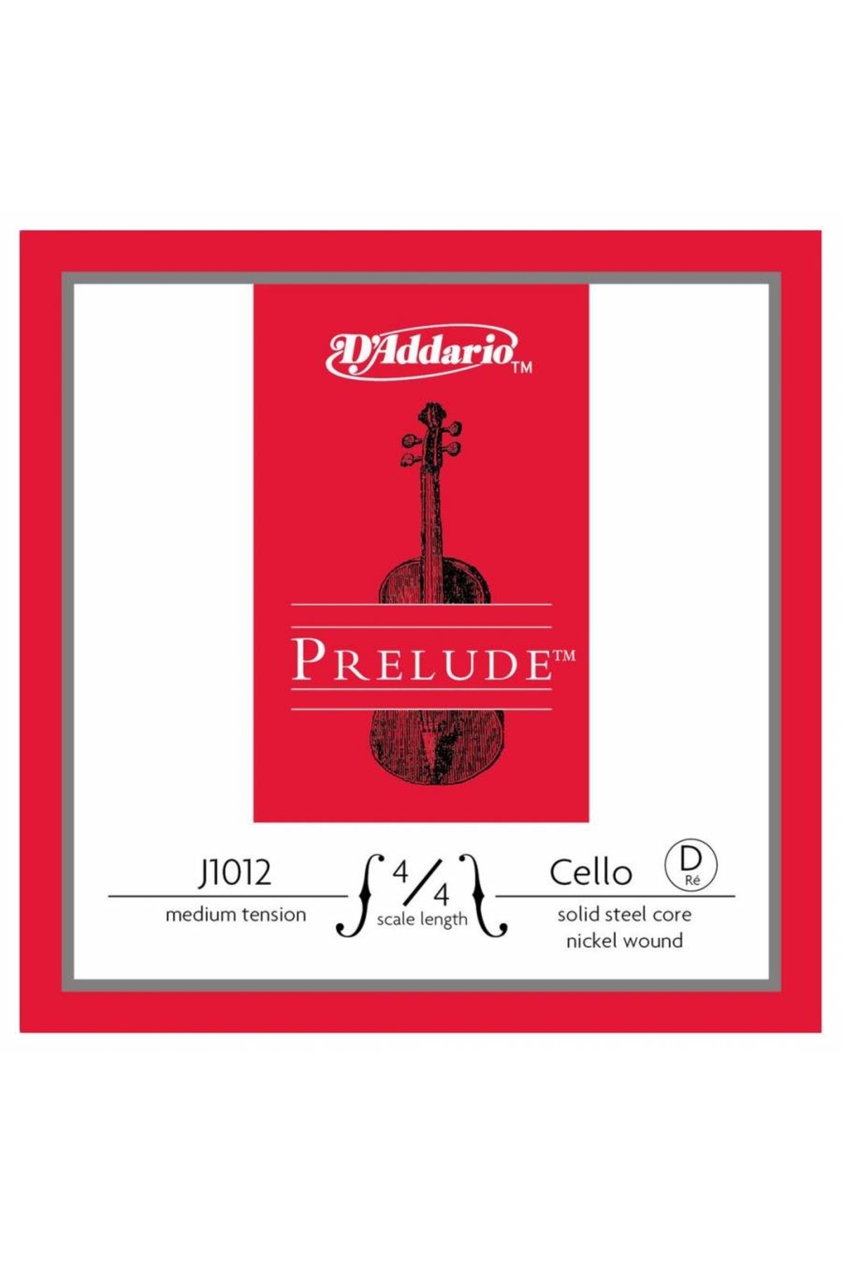J1012 4/4M CELLO TEK TEL, PRELUDE, D-RE, 4/4 SCALE, MEDIUM TE Cel