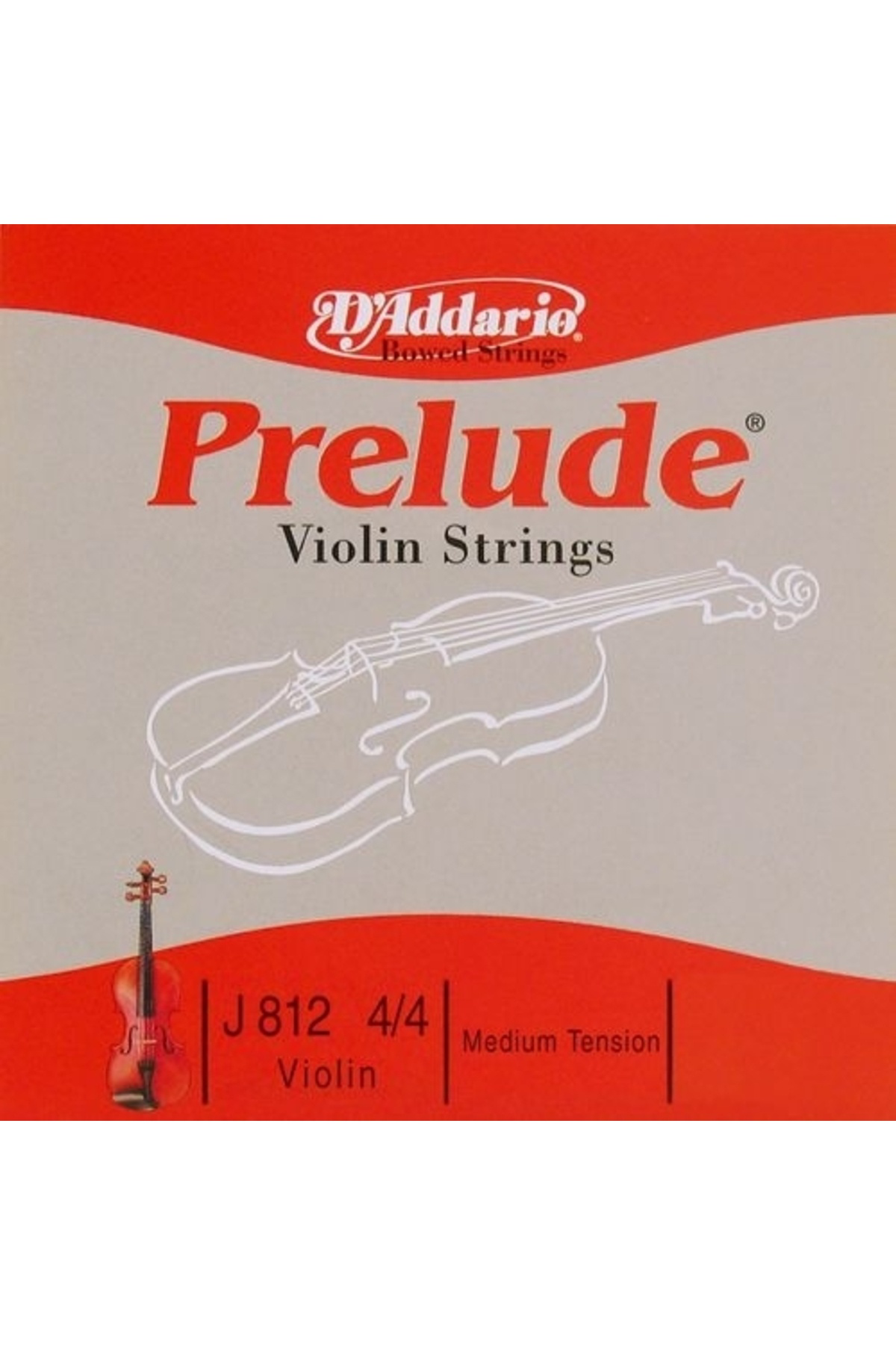 J812 KEMAN TEK TELİ, PRELUDE, SCALE 4/4, A-(LA), NORMAL Keman Tel