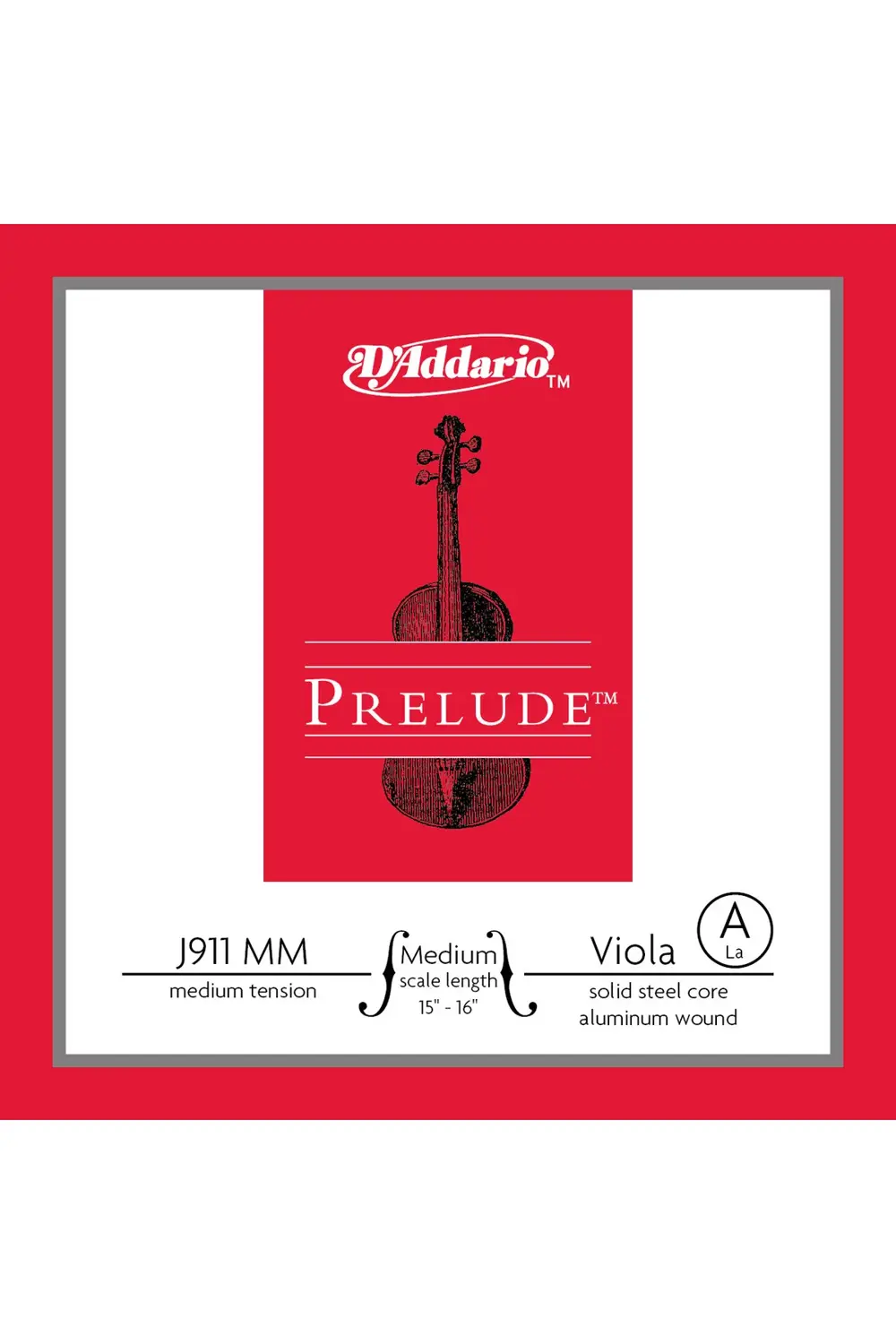 J911MM VIOLA TEK TEL, PRELUDE, MEDIUM SCALE (15"-16"), ME Viola T