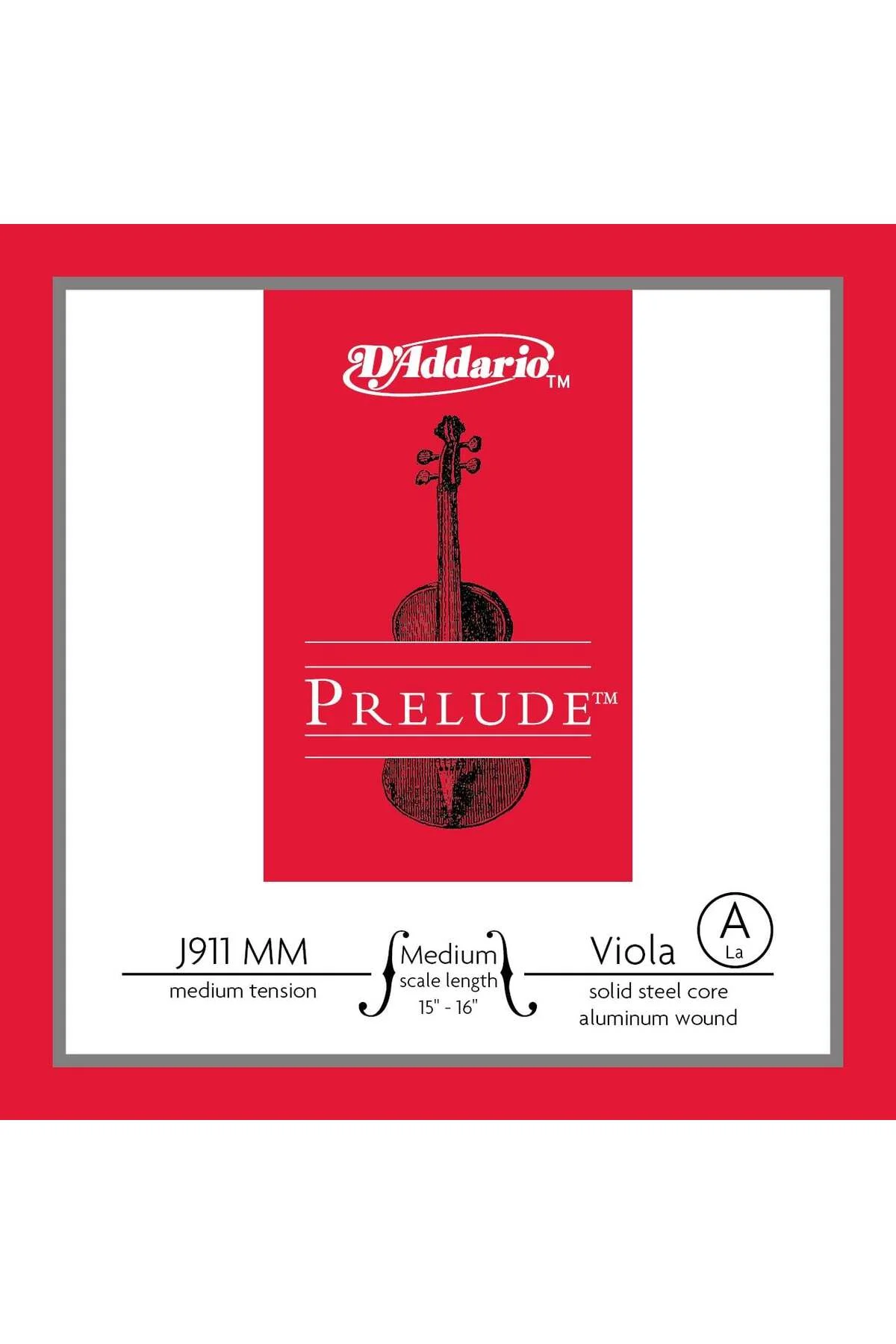 J911MM VİYOLA TEK TEL, PRELUDE, (15"-16"), A-(LA), MEDIUM J911MM VİYOLA TEK TEL, PRELUDE, (15"-16"), A-(LA), MEDIUM
