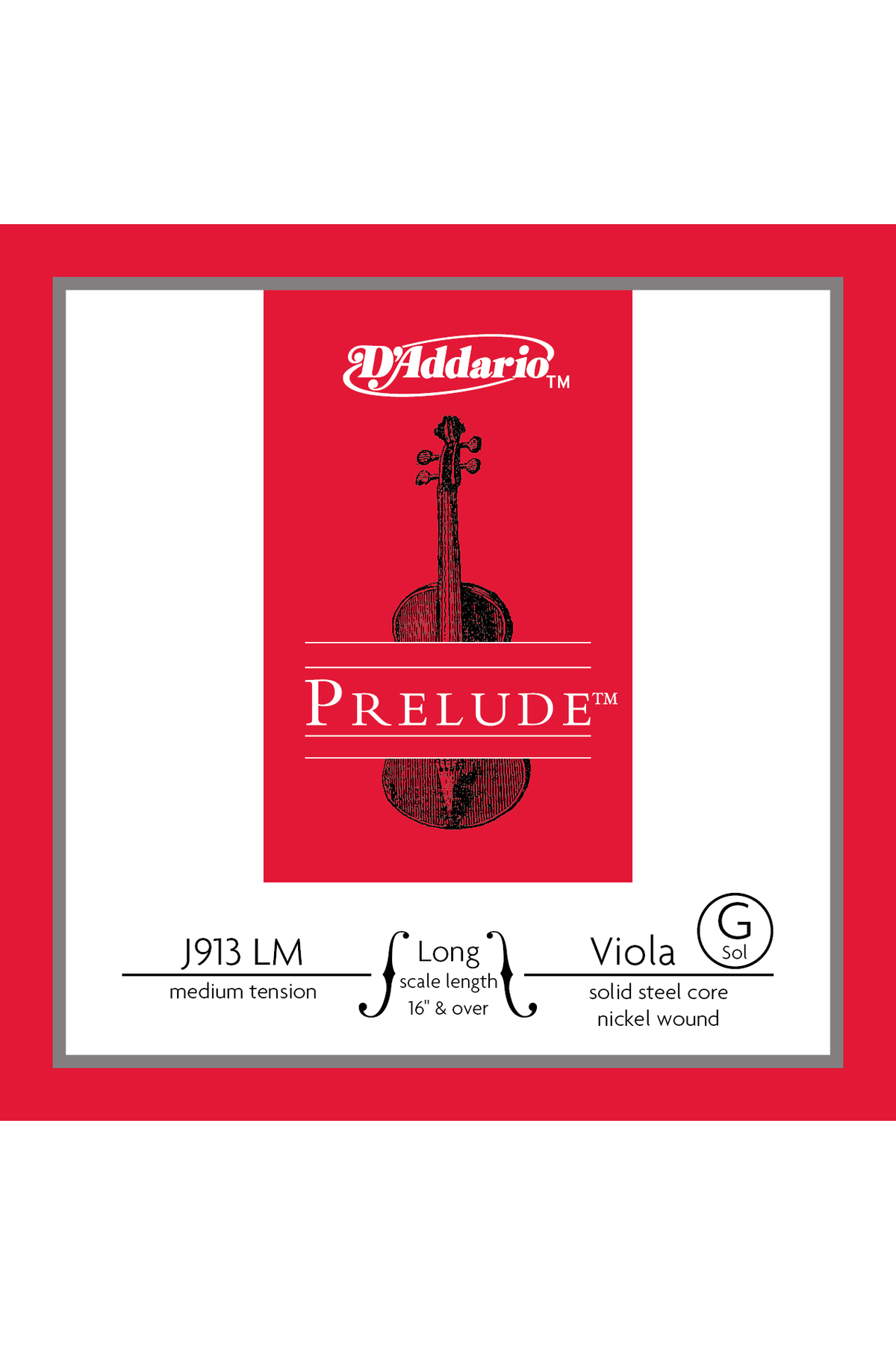 J913lm Vıola Tek Tel, Prelude, Long Scale (16" Ve Üstü ), Viola T