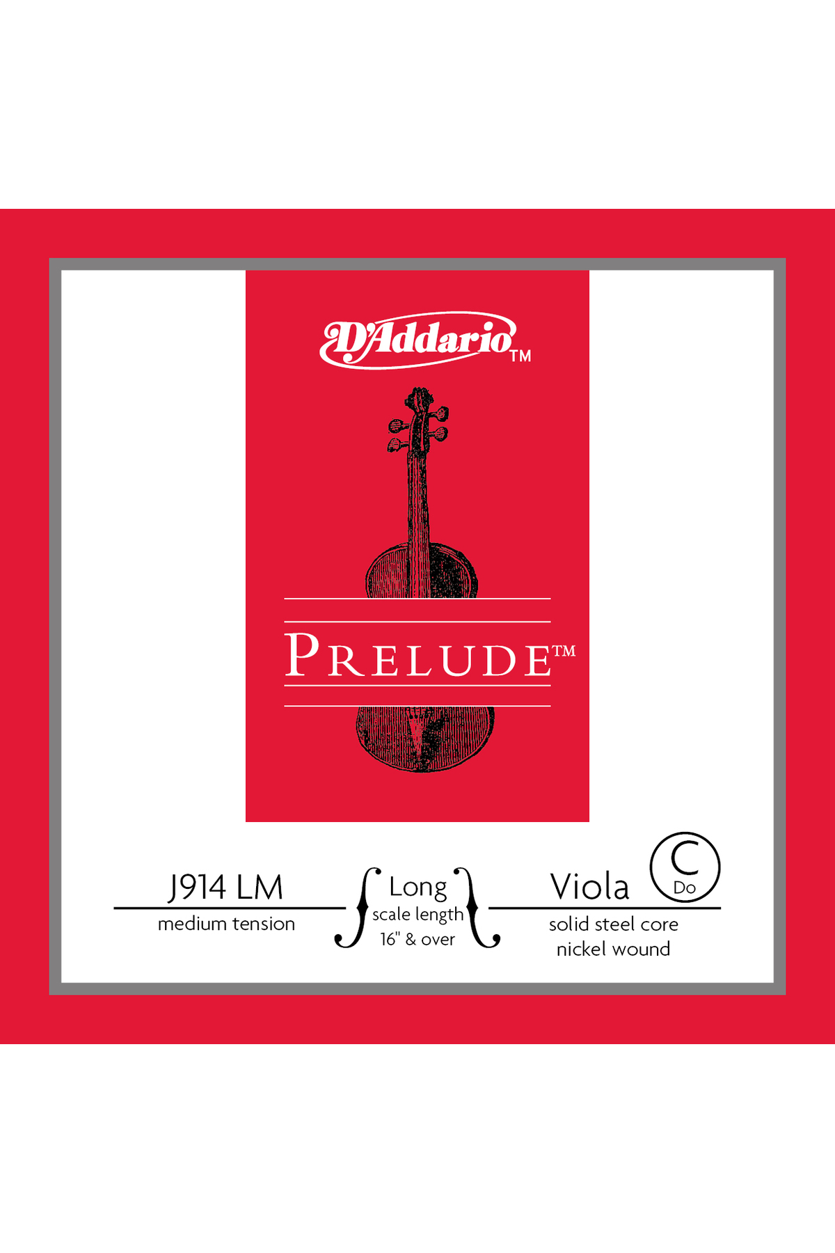 J914lm Vıola Tek Tel, Prelude, Long Scale (16" Ve Üstü ), Viola T