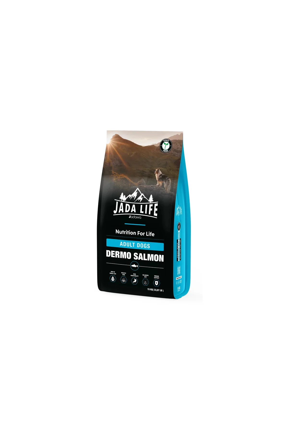 Jada Life Dermo Somonlu Yetişkin Köpek Maması 15KG