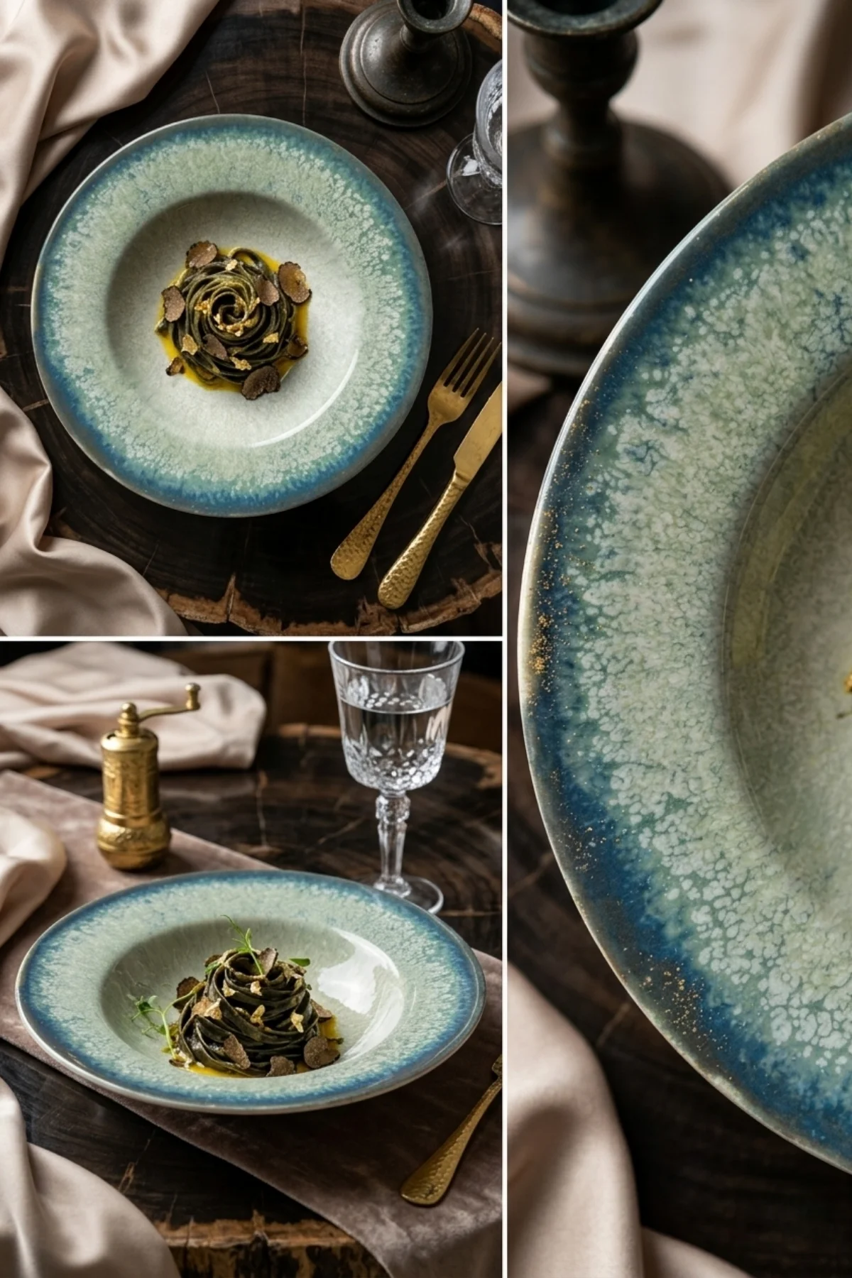 Jade Tide Pergamon Makarna Salata Tabağı 27 cm 2 Adet Profesyonel Jade Tide Pergamon Makarna Salata Tabağı 27 cm 2 Adet Profesyonel